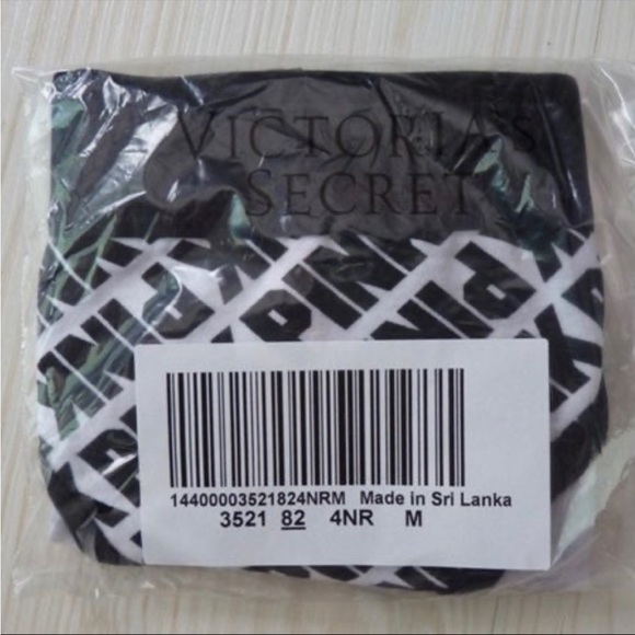 New Victoria’s Secret PINK Logo Curved Hem Hipster - Picture 2 of 2